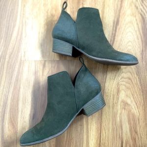 Faux Suede Booties